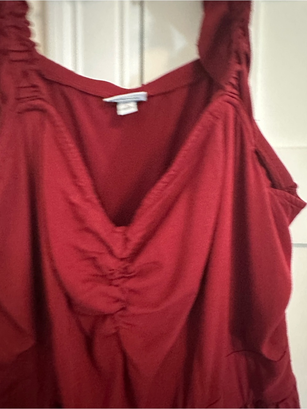 torrid Red Ruffled Strap Romper - Picture 11 of 11